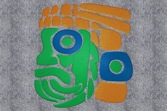A Designer's Real-World Take on the Aztec Mark Embroidery Design