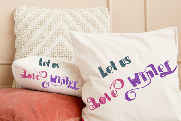 A Professional Review of the Let Us Love Winter Letter Design