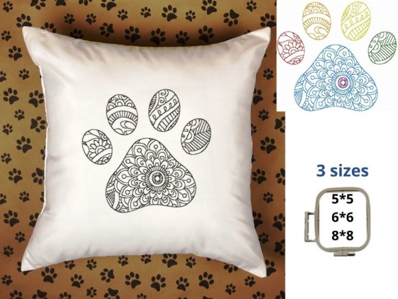 An Honest Review of the Dog Paw Print Embroidery Design