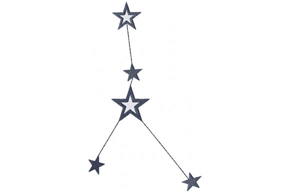 Cancer Constellation Embroidery for Holiday Gift Crafting