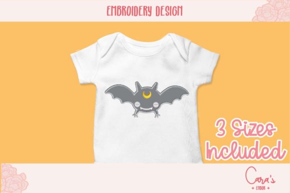 Crafting Spooky-Cute Apparel with the Moon Bat Applique