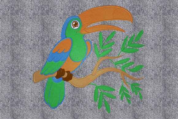 Exotic Bird Embroidery: A Design Review for Craft Fair Success