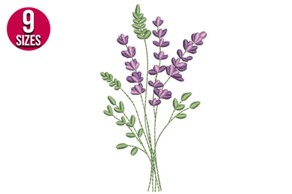 Lavender Bunch: A Seasonal Embroidery Gem
