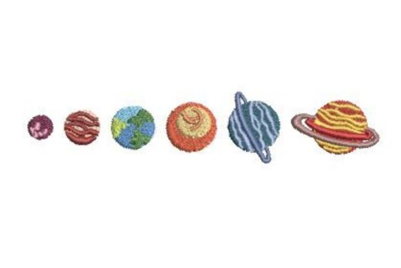 Stitching a Solar System: Planets Embroidery for Personalized Gifts