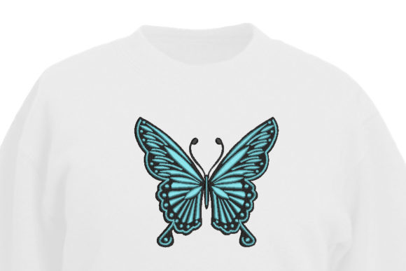 Testing the Decorative Blue and Black Butterfly for Gift Products